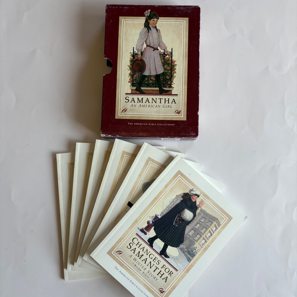 Vintage 1986 Pleasant Company American Girl Samantha Box Set Books 1-6 1st Ed